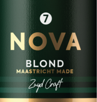 Nova Blond bier logo Nova Blond bier logo